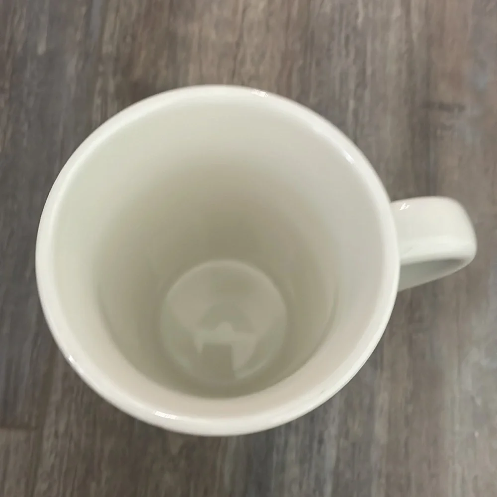Starbucks Coffee Mug 2019, Tall 16 Oz. Christmas Tree on Light Blue Background.
